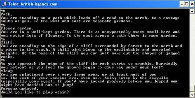 Игра Multi-User Dungeon (1979 год) MUD