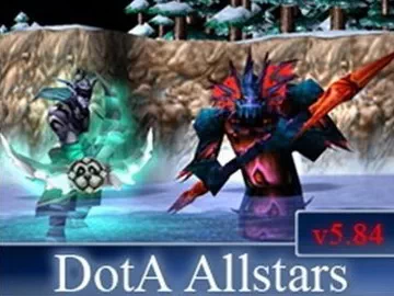 DotA Allstars.  5.84b