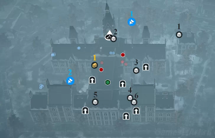 Assassins Creed Syndicate: Джек-Потрошитель. Карта: Лачебница Ламбета Джек-Потрошитель. Карта: Лачебница Ламбета