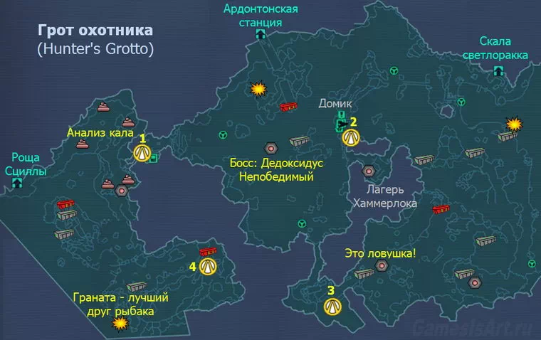 Borderlands 2. Карта: Грот охотника Borderlands 2. Карта: Грот охотника