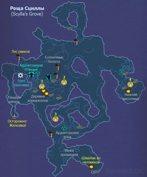 Borderlands 2. Карта: Роща Сциллы Borderlands 2. Карта: Роща Сциллы