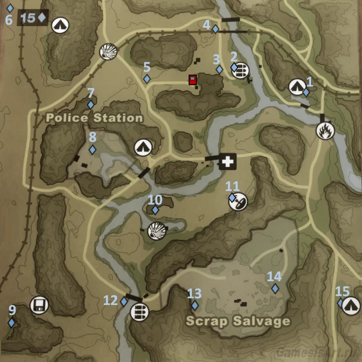 Far Cry 2. Карта: Запад Far Cry 2. Карта: Запад