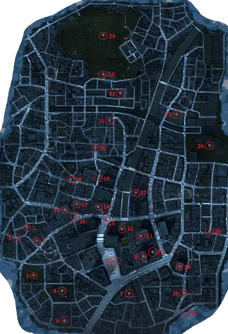 Ghostwire: Tokyo. Карта: Интересные места Ghostwire: Tokyo. Карта: Интересные места