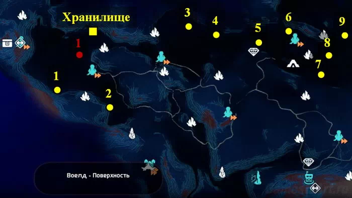 Mass Effect: Andromeda. Карта: Воелд. Подчинение Mass Effect: Andromeda. Карта: Воелд. Подчинение