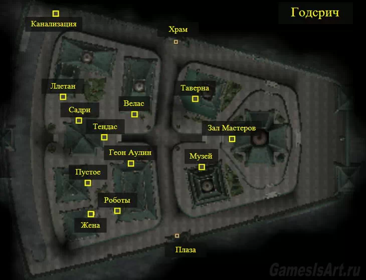 Morrowind. Карта: Годсрич Morrowind. Карта: Годсрич