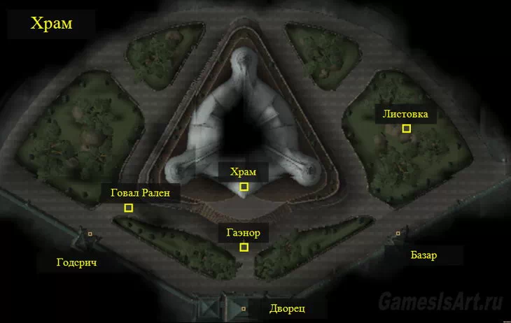 Morrowind. Карта: Храм Morrowind. Карта: Храм