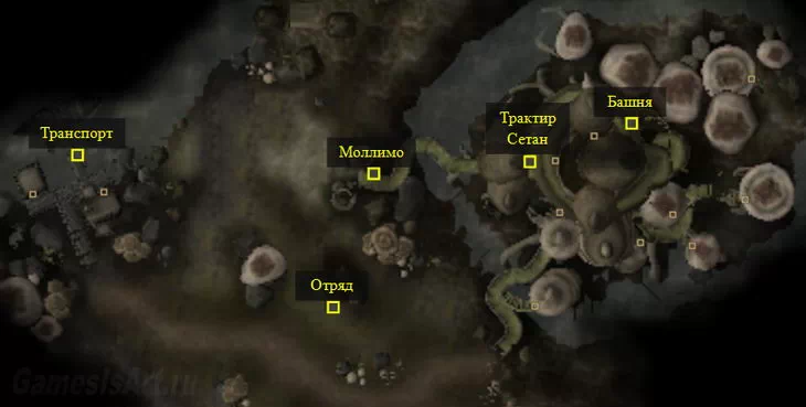 Morrowind. Карта: Тель Бранора Morrowind. Карта: Тель Бранора