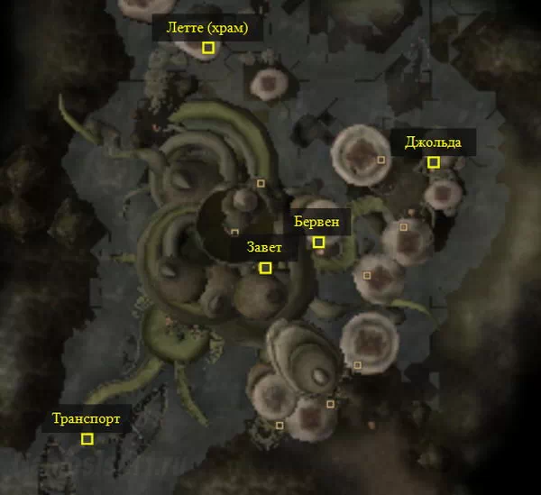 Morrowind. Карта: Тель Мора Morrowind. Карта: Тель Мора