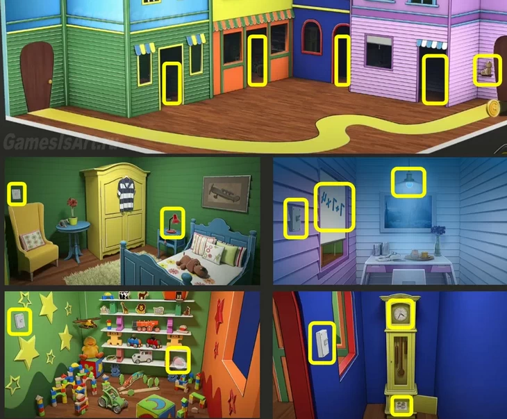 Rooms&Exits. 14. Игровой зал. Городок Rooms&Exits. 14. Игровой зал. Городок