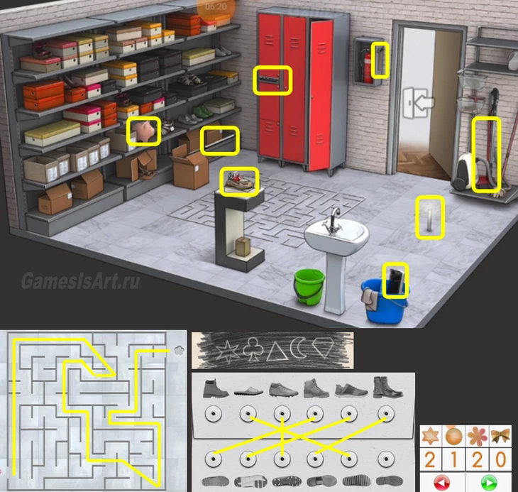 Rooms&Exits. 22. Обувной магазин 2 Rooms&Exits. 22. Обувной магазин 2