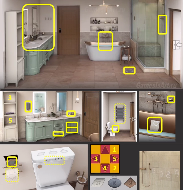 Rooms&Exits. 2.7. Ванная комната Rooms&Exits. 2.7. Ванная комната