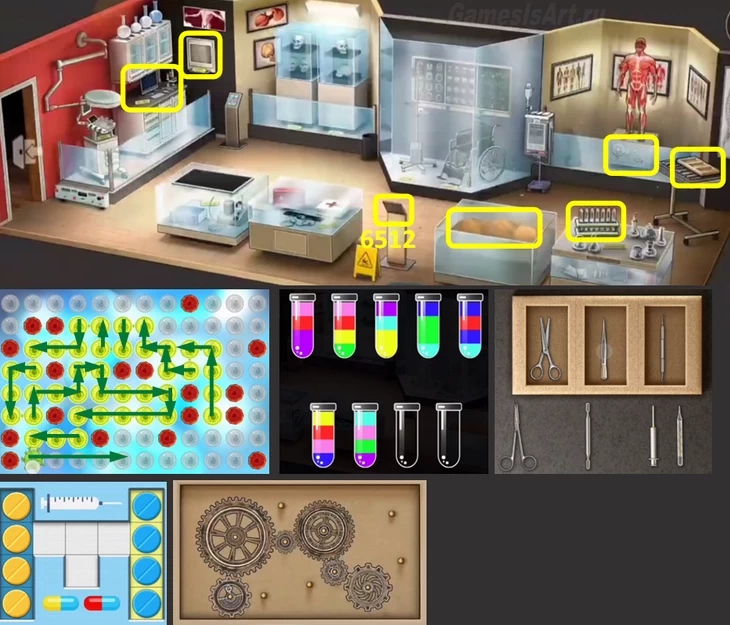 Rooms&Exits. 3.12 уровень. История Медицины 2 Rooms&Exits. 3.12 уровень. История Медицины 2