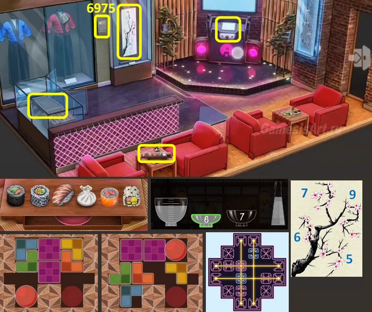 Rooms&Exits. 3.15 уровень. Музей японской культуры 3 Rooms&Exits. 3.15 уровень. Музей японской культуры 3