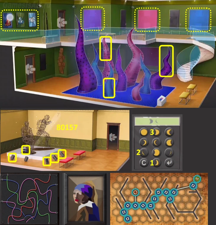 Rooms&Exits. 3.7 уровень. Музей Искусства 2 Rooms&Exits. 3.7 уровень. Музей Искусства 2