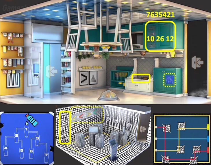 Rooms&Exits. 3.8 уровень. Иллюзии и Загадки 2 Rooms&Exits. 3.8 уровень. Иллюзии и Загадки 2