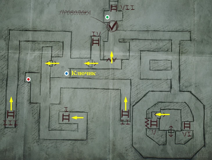 Silent Hill 2. Карта: Лабиринт. Заброшенная область 2 Silent Hill 2. Карта: Лабиринт. Заброшенная область 2