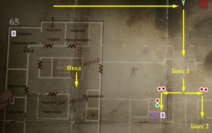 Silent Hill 2. Карта: Альт. отель. Служебные помещения Silent Hill 2. Карта: Альт. отель. Служебные помещения