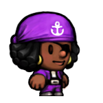 Spelunky Персонаж — Purple Spelunky Purple