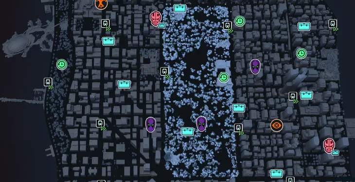 Spider-Man MM. Карта: Центральный парк Spider-Man MM. Карта: Центральный парк