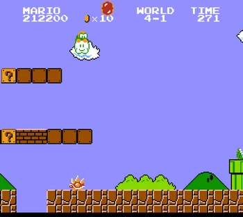 Super Mario Bros. 4-1.   