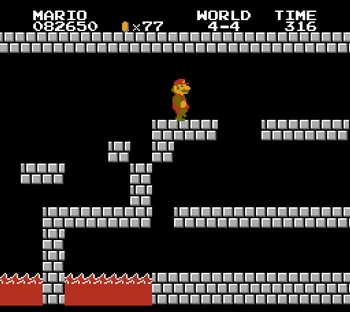 Super Mario Bros. 4-4.  4