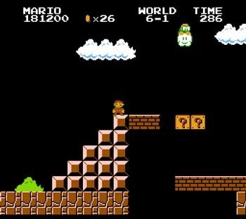 Super Mario Bros. 6-1.  